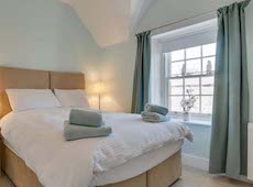 Bedroom at Eider Self-catering Cottage in Warren Mill, Northumberland, UK