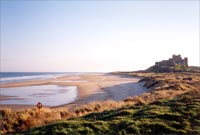 Bamburgh Beach, Northumberland, UK