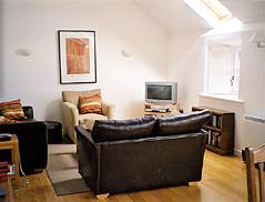 Lounge at 8 The Maltings self-catering apartment